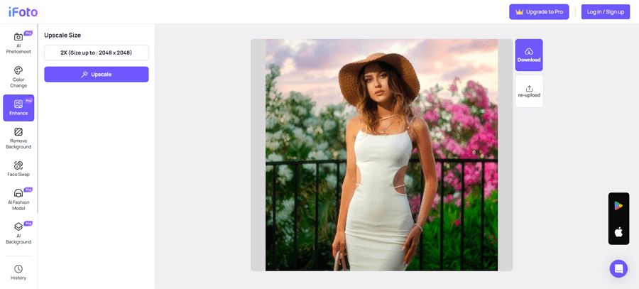 Blow Up An Image with iFoto Photo Enhancer