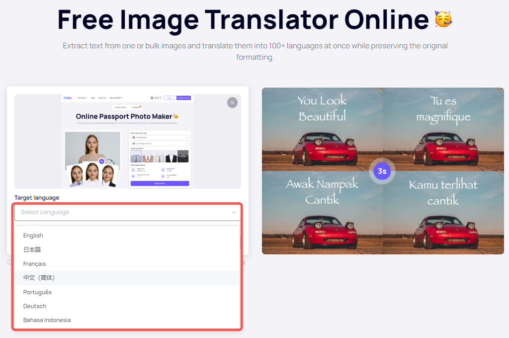 iFoto Image Translator