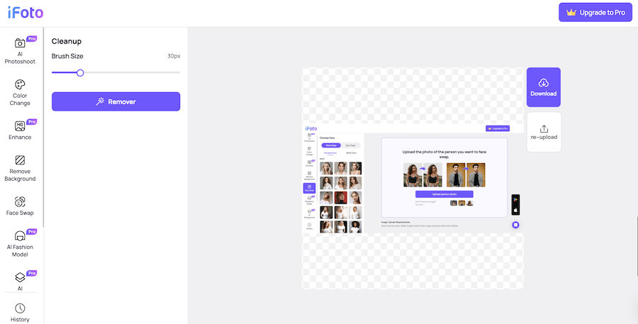 iFoto Online AI-Foto-Editor
