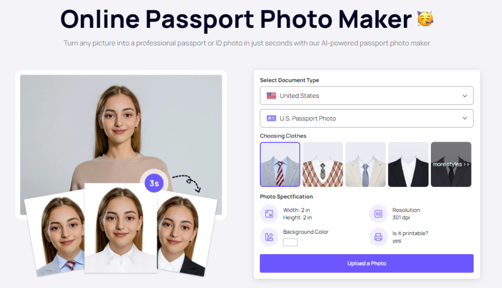 Créateur de photos de passeport iFoto