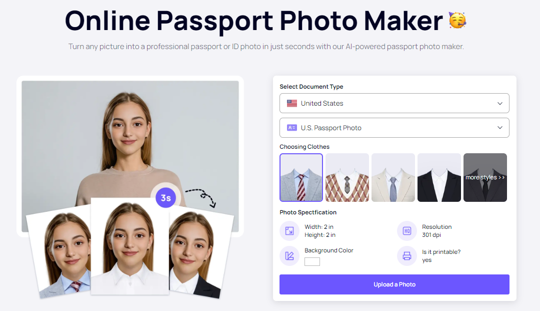 Créateur de photos de passeport iFoto