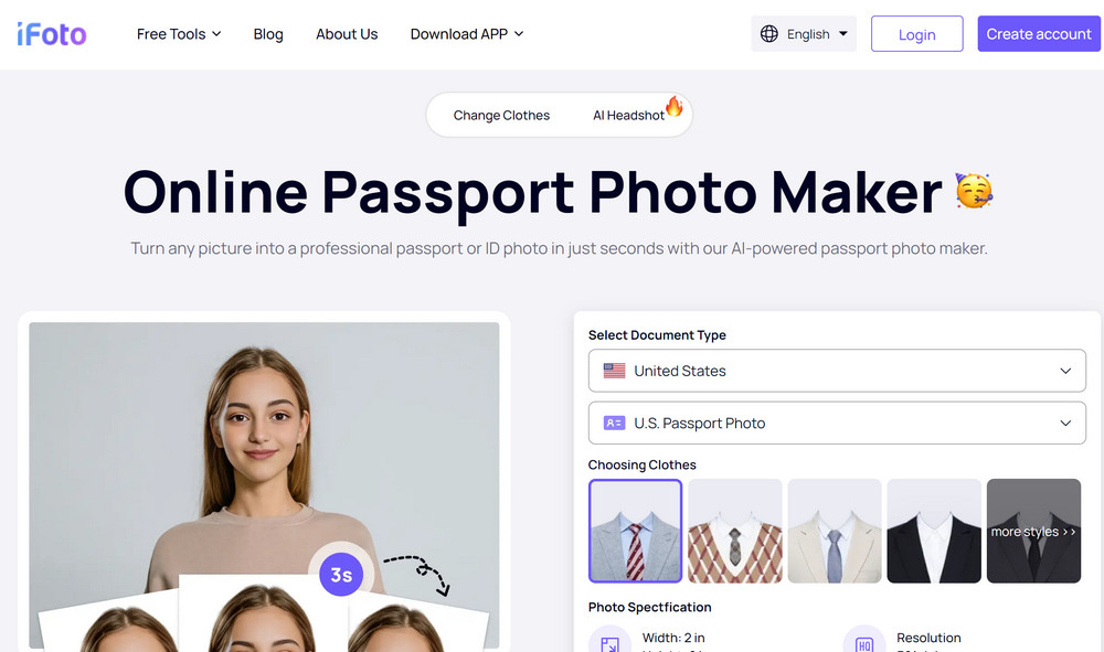 iFoto Passport Photo Maker