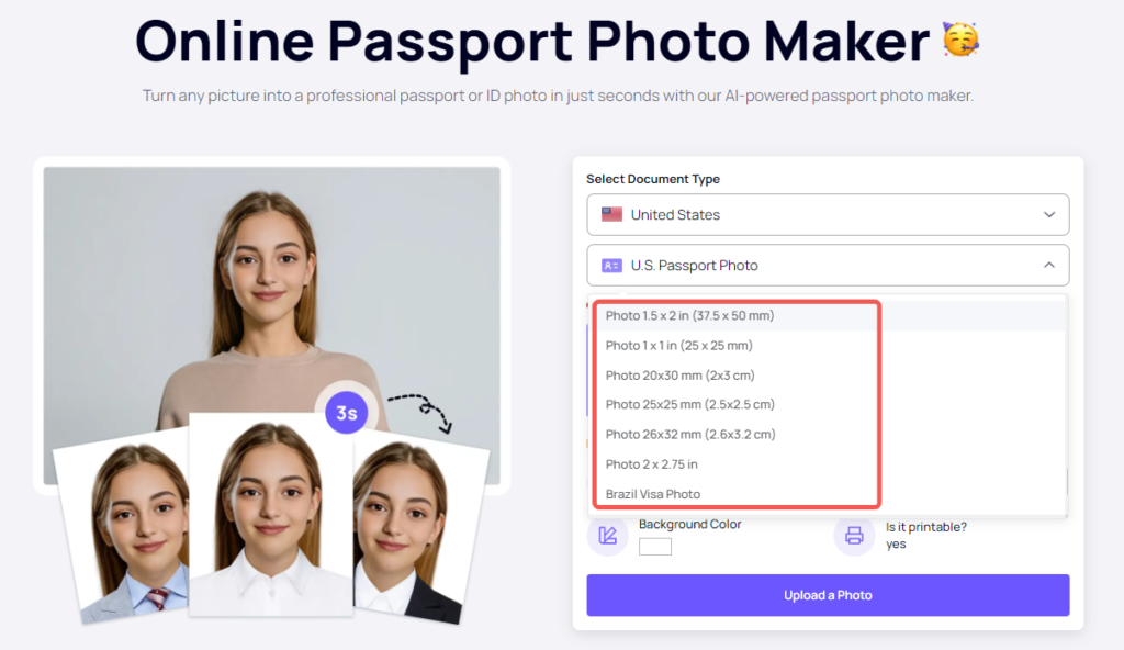 iFoto Redimensionneur de photos de passeport