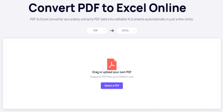 Convertisseur PDF vers Excel iFoto