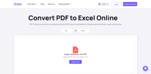 Convertisseur PDF vers Excel iFoto