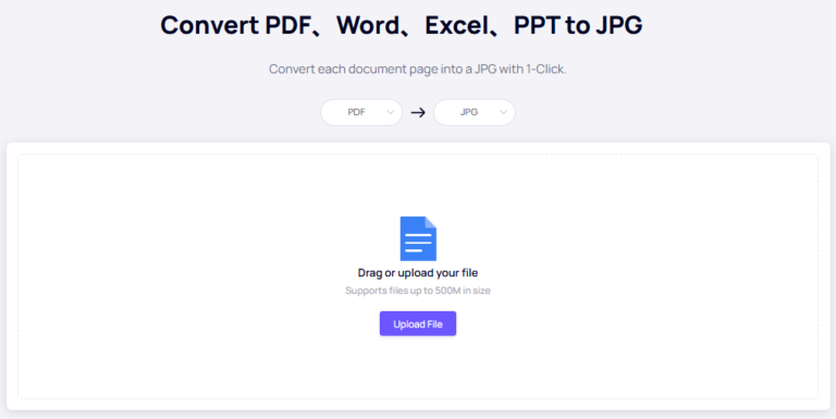 Convertisseur PDF en JPG iFoto