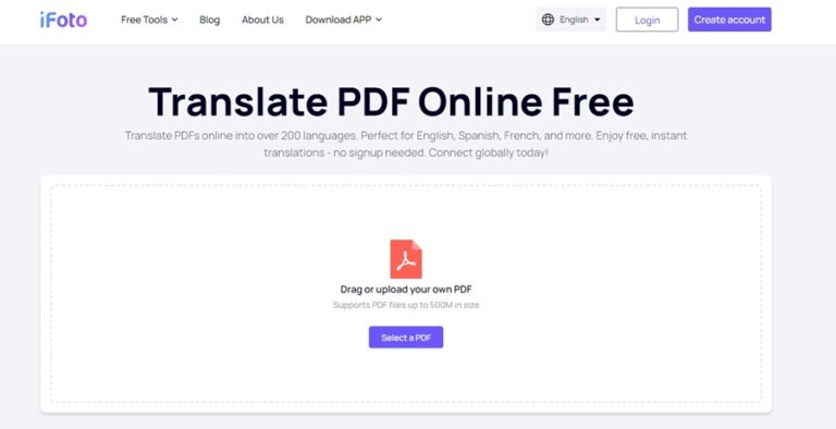 iFoto PDF Tradutor