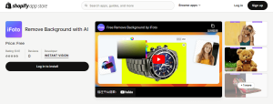 iFoto Editor di foto Shopify