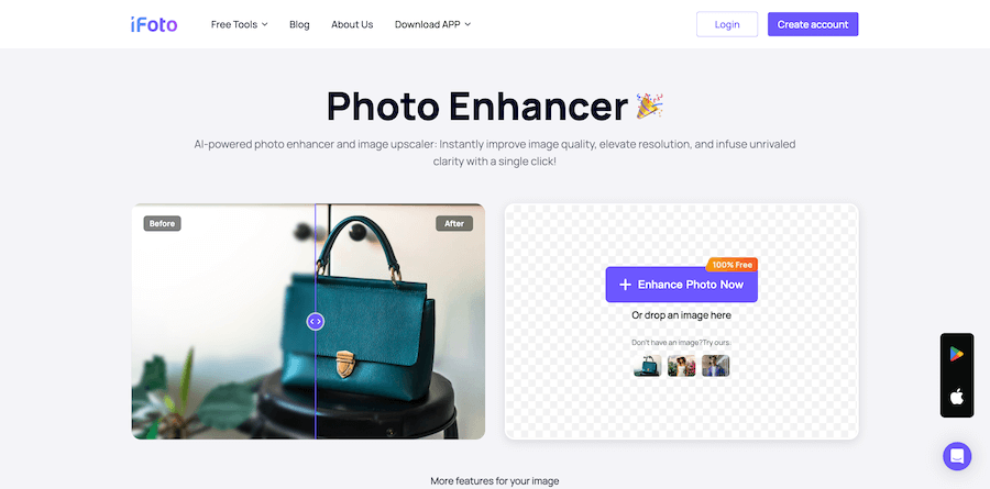 Cómo arreglar una imagen pixelada con iFoto AI