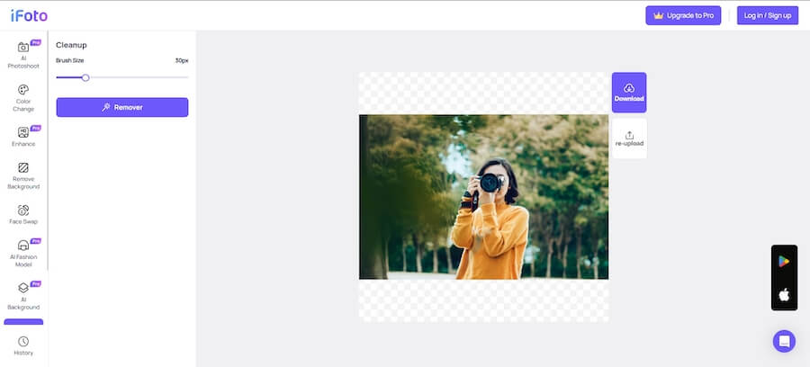 iFoto - Text aus Video entfernen