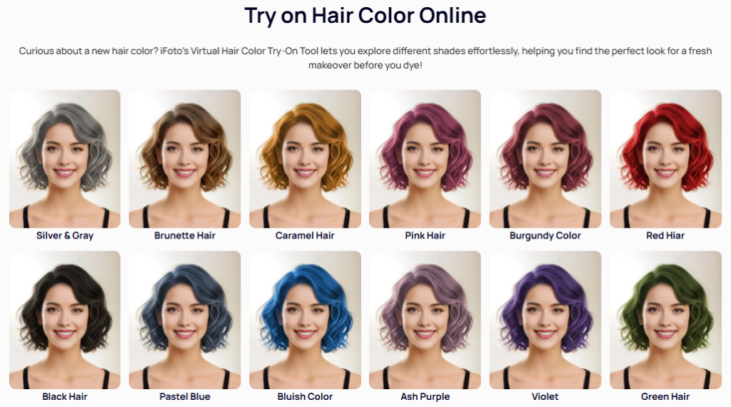 iFoto Try On Hair Color
