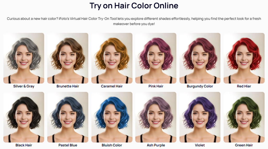 iFoto Try On Hair Color
