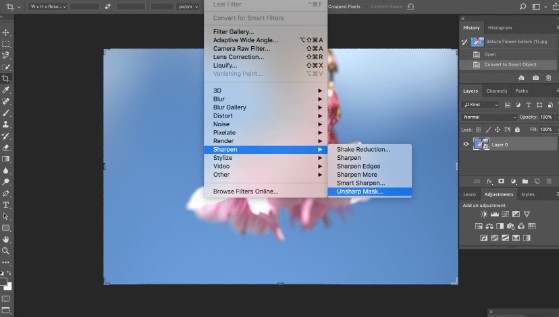 Verbessern Sie die Klarheit des Bildes mit Photoshop