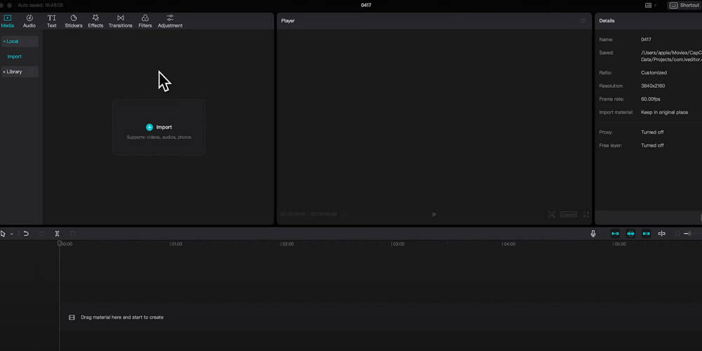 Installer et ouvrir CapCut