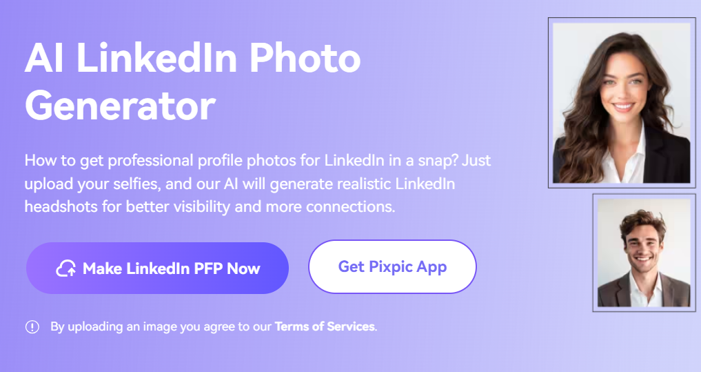 Generatore di foto Linkedin AI Media