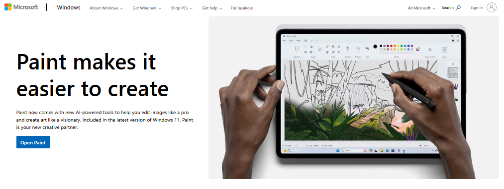 Microsoft Paint Resize File of Image