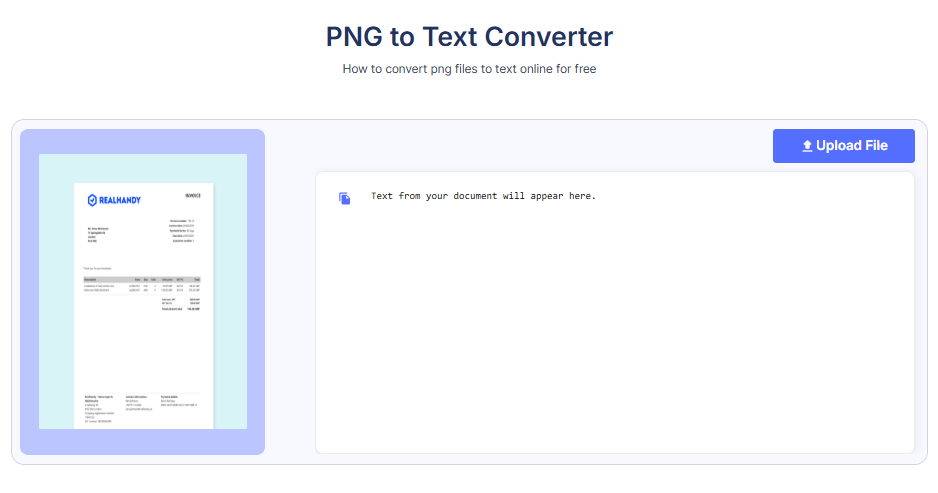 Nanonets PNG to Text Translator