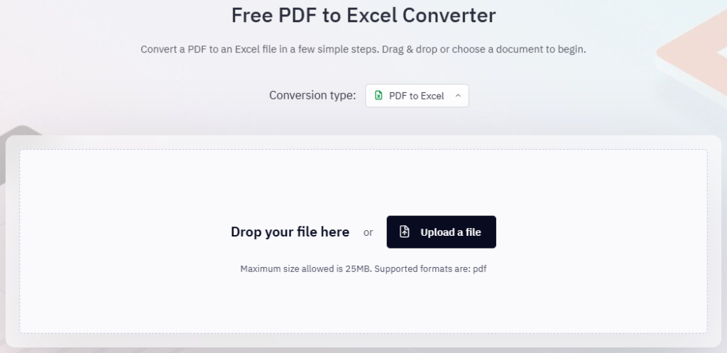 Nitro PDF to Excel Converter