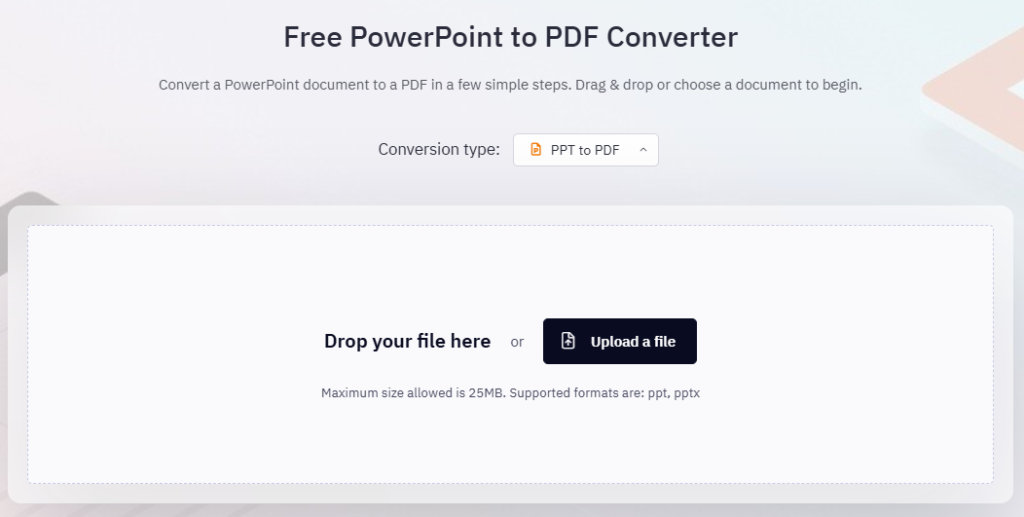Convertisseur PPT en PDF Nitro