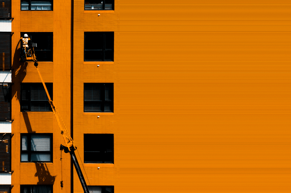 Design de interiores laranja
