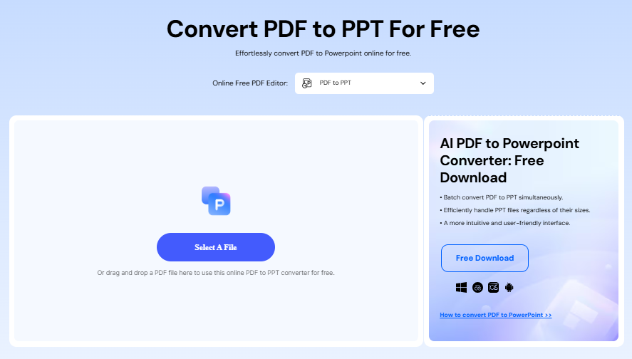 PDFelement PDF to PPT Converter