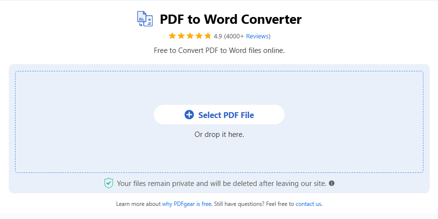 Editor de PDF PDFgear