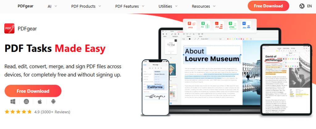 PDFgear PDF Translator