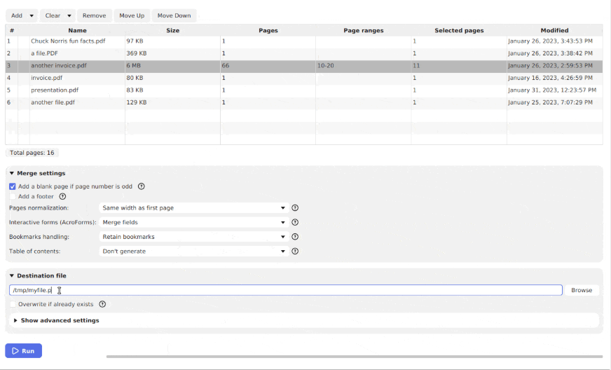 PDFsam Fusionar PDF en línea