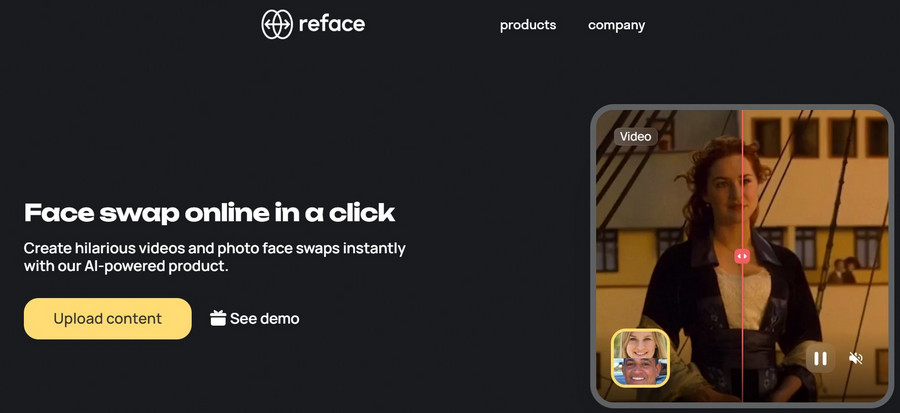 PhotoFunia alternative: Reface AI