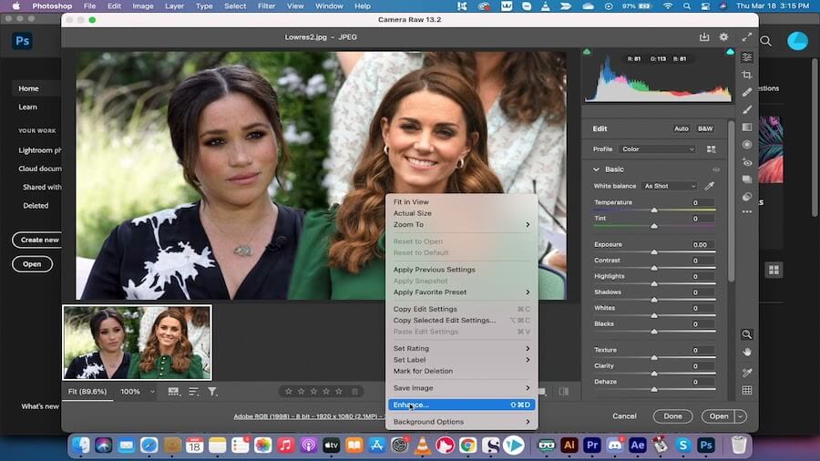 Optimiseur d'image Photoshop