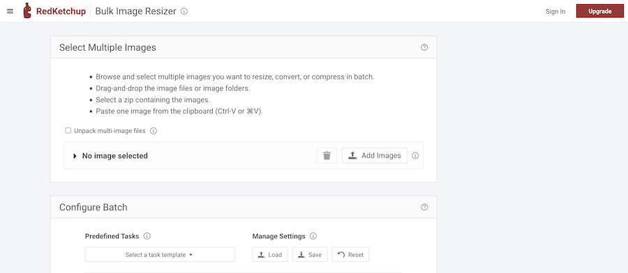 RedKetchup Bulk Image Resizer