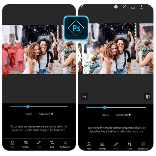 iPhone पर फ़ोटो से किसी व्यक्ति को हटाने के लिए Adobe Photoshop Express का उपयोग कैसे करें