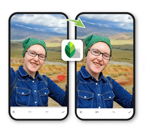 iPhone पर फ़ोटो से किसी व्यक्ति को हटाने के लिए स्नैपसीड का उपयोग कैसे करें