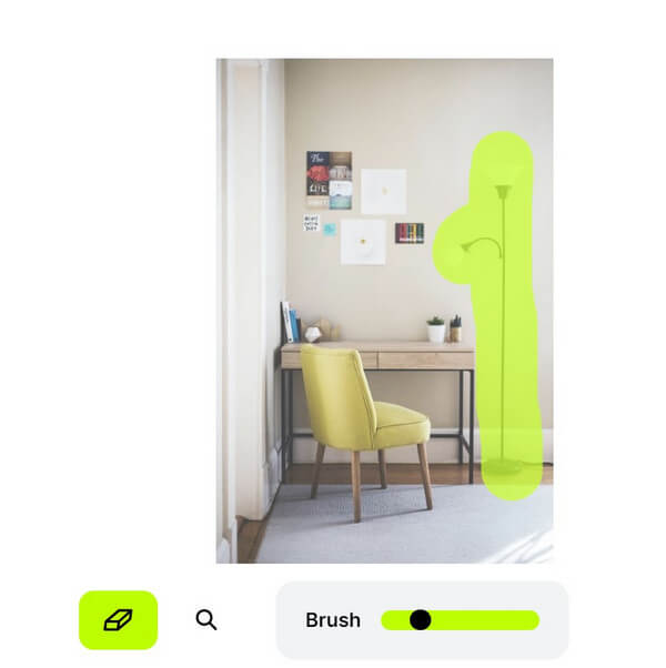 Highlight the object you want to remove