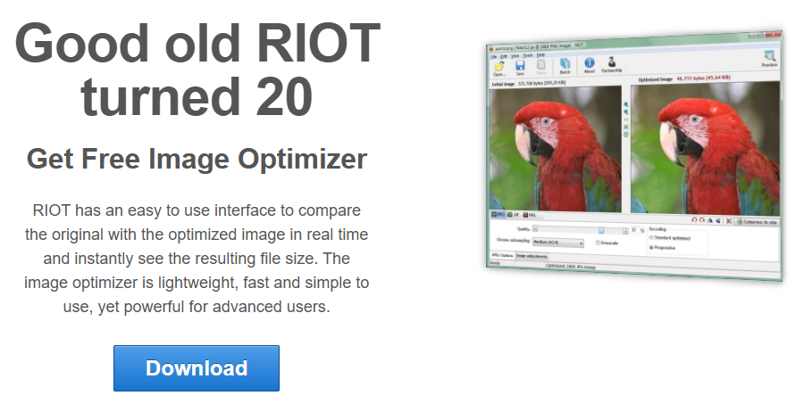 RIOT Image Compressor