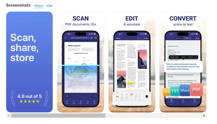 Scanner Pro Image Text Extractor