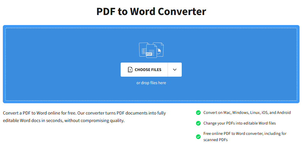 Editor de PDF de SmallPDF