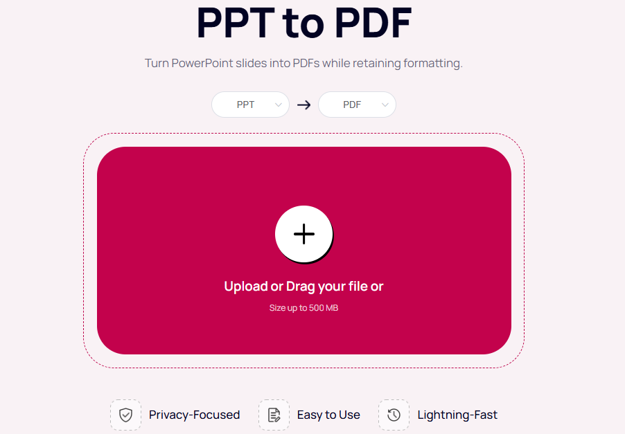 Convertisseur PPT en PDF TopPDF