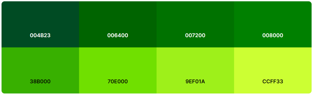 Types of Green Backgrounds