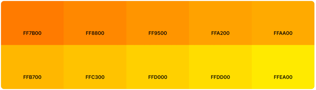Types of Yellow Backgrounds