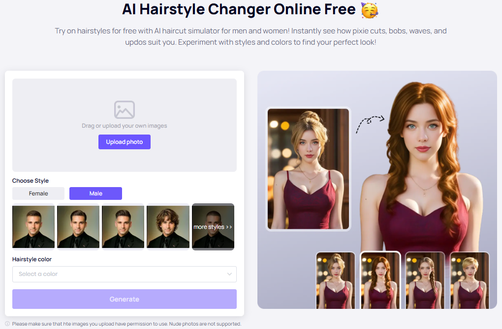 Upload a Men Photo