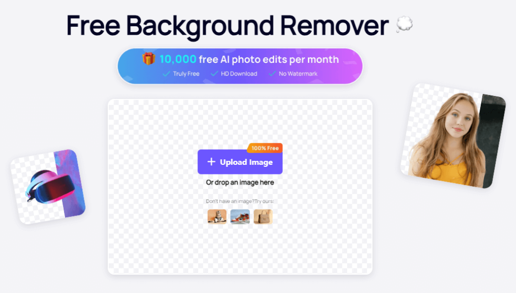 Upload Image to iFoto Background Remove