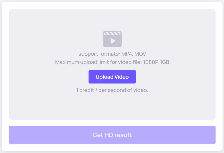 テキスト付きビデオをアップロード