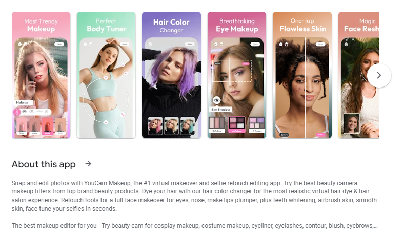 YouCam Makeup